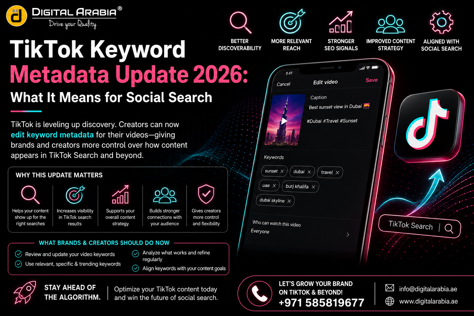 TikTok Keyword Metadata Update 2026: What It Means for Social Search